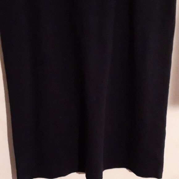 J. Crew cotton knit fitted dress dark Navy 8p 8 p petite Coastal Classic preppy - Picture 4 of 11